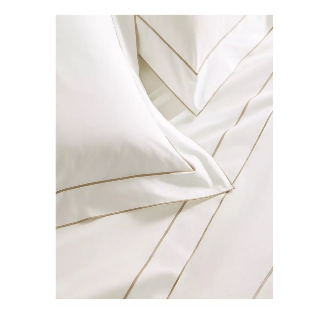 Serena and Lily Bristol Standard Shams (2), sky blue, NWT